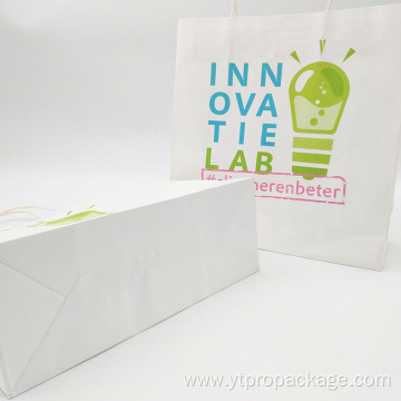 paper bag shopping packaging kraft bag with handle